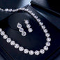 Whitney - Silver Cubic Zirconia Bridal Jewelry Set