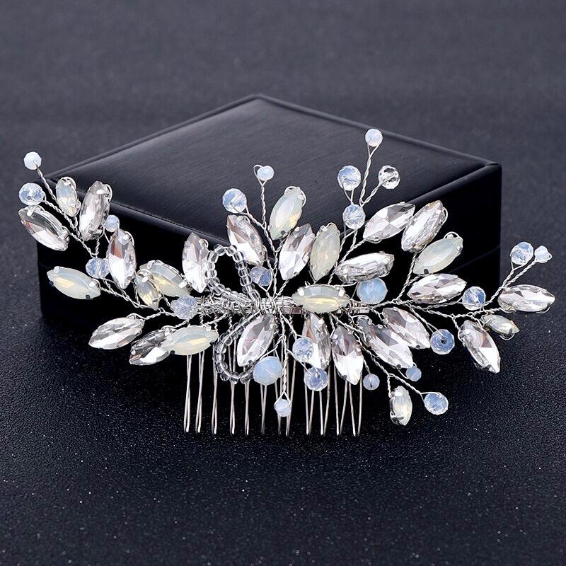 "Nina" -  Opal Bridal Hair Comb