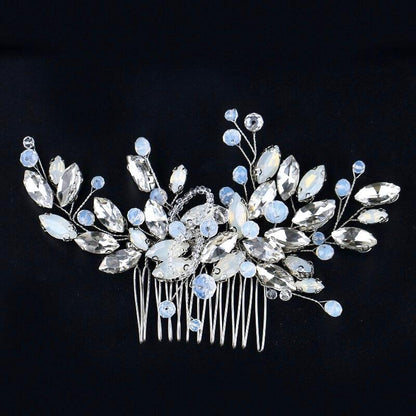 "Nina" -  Opal Bridal Hair Comb