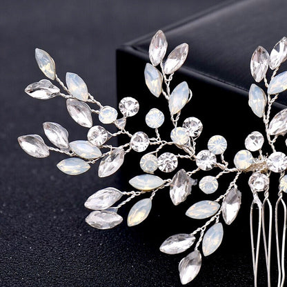 "Frida" -  Opal Bridal Hair Comb