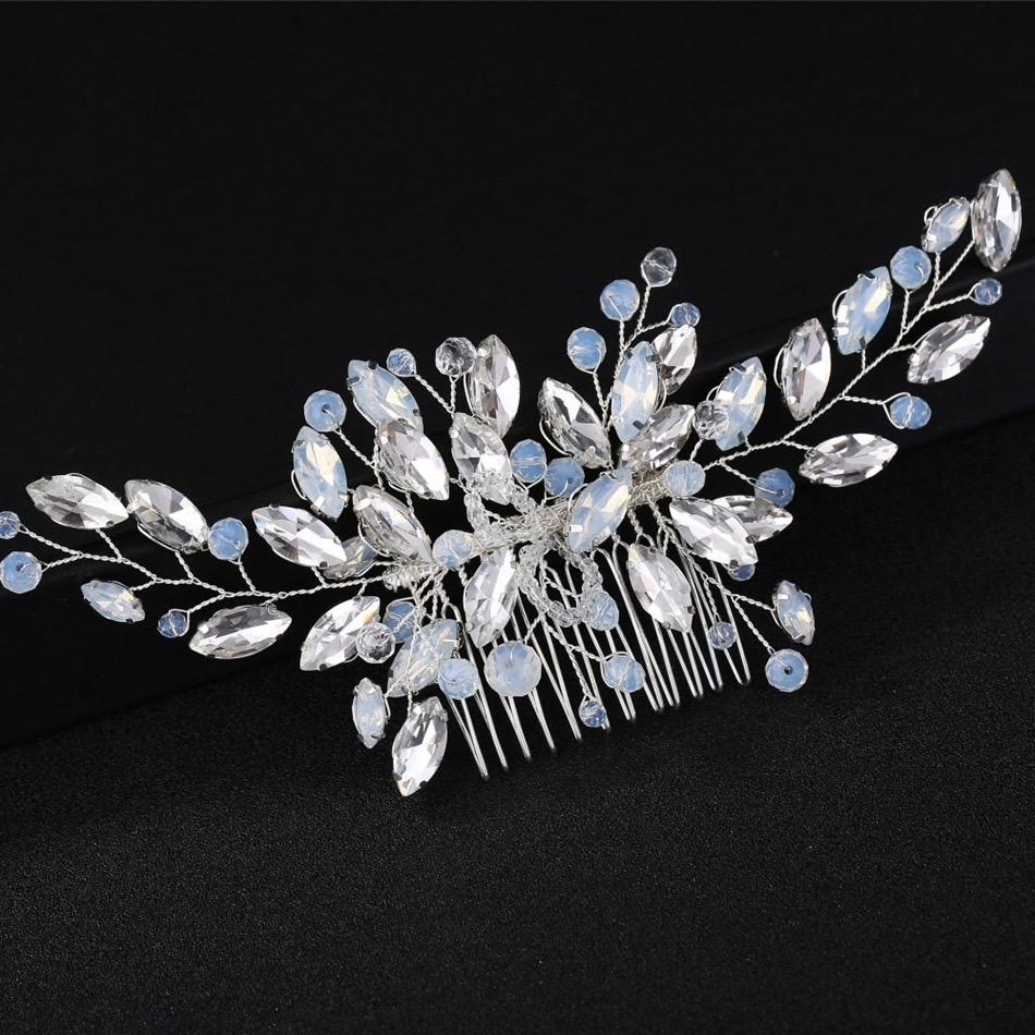 "Nina" -  Opal Bridal Hair Comb