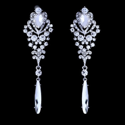 Mariam - Rhinestone Bridal Earrings