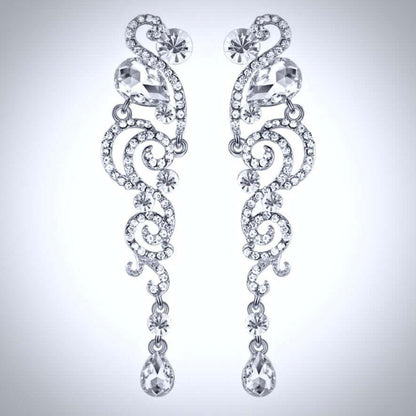 "Addy" - Cubic Zirconia Bridal Earrings