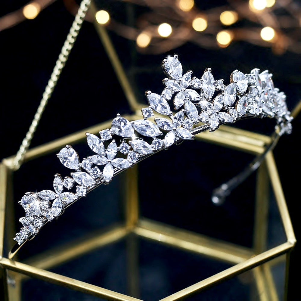 Theresa - Wedding Cubic Zirconia Tiara