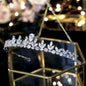 Ivelina - Silver Cubic Zirconia Bridal Tiara