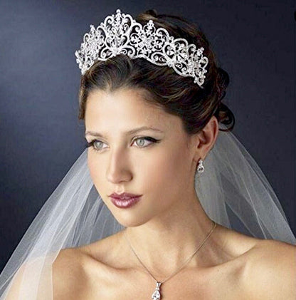 "Quinn" - Wedding Crystal Tiara