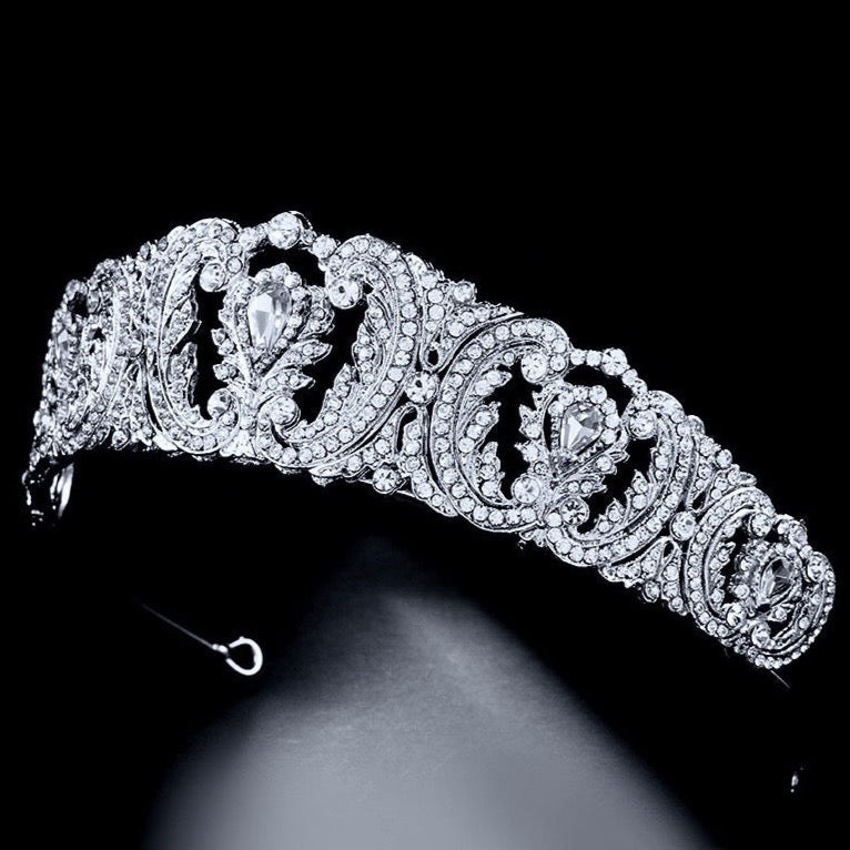"Brigitte" - Wedding Crystal Tiara