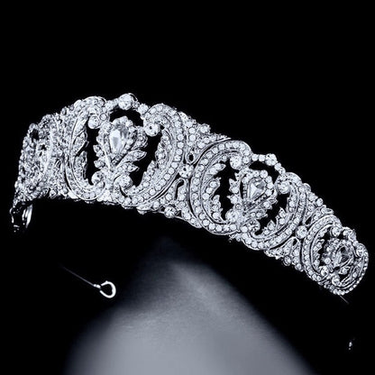 "Brigitte" - Wedding Crystal Tiara