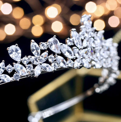 Theresa - Wedding Cubic Zirconia Tiara