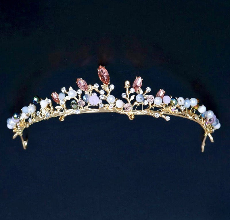 Delilah - Bohemian Gold Bridal Tiara