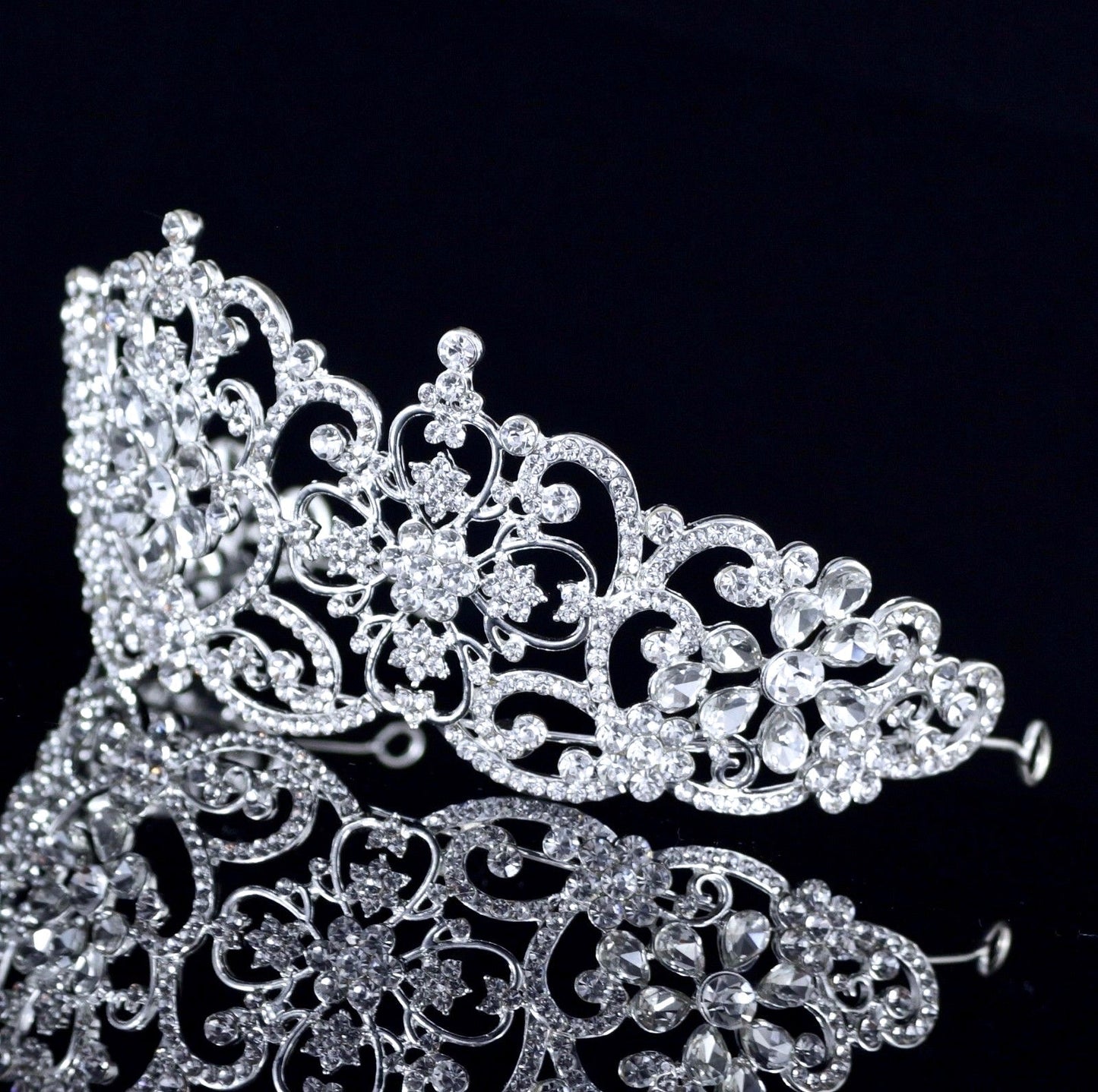 "Quinn" - Wedding Crystal Tiara