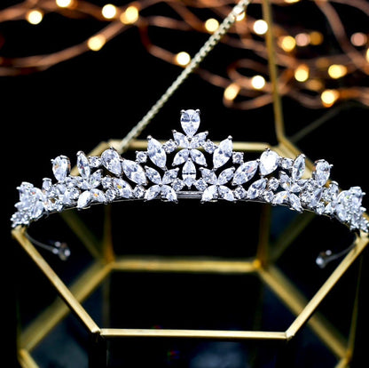 Theresa - Wedding Cubic Zirconia Tiara