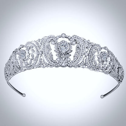 "Brigitte" - Wedding Crystal Tiara
