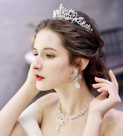 Kyana - Silver Cubic Zirconia Bridal Tiara