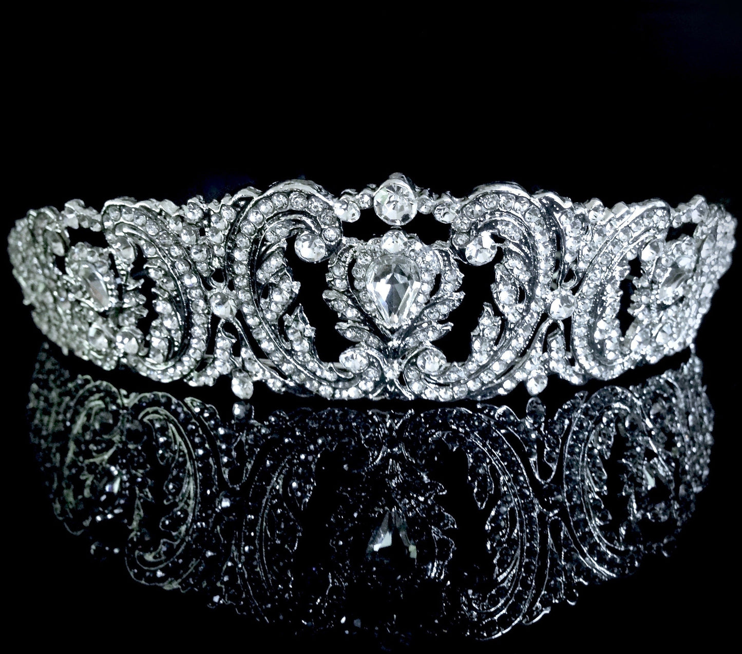 "Brigitte" - Wedding Crystal Tiara