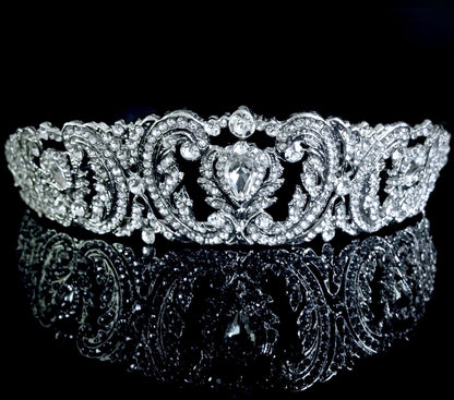 "Brigitte" - Wedding Crystal Tiara