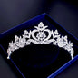 Nicolette - Rhinestone Bridal Tiara - Available in Silver, Yellow Gold and Rose Gold