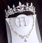 "Kariyah" - Gold Bridal 3-Piece Jewelry Set With Tiara