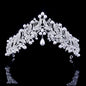 "May" - Pearl and Cubic Zirconia Bridal Tiara
