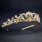"Chantelle" - Rhinestone Bridal Tiara - Available in Silver and Yellow Gold