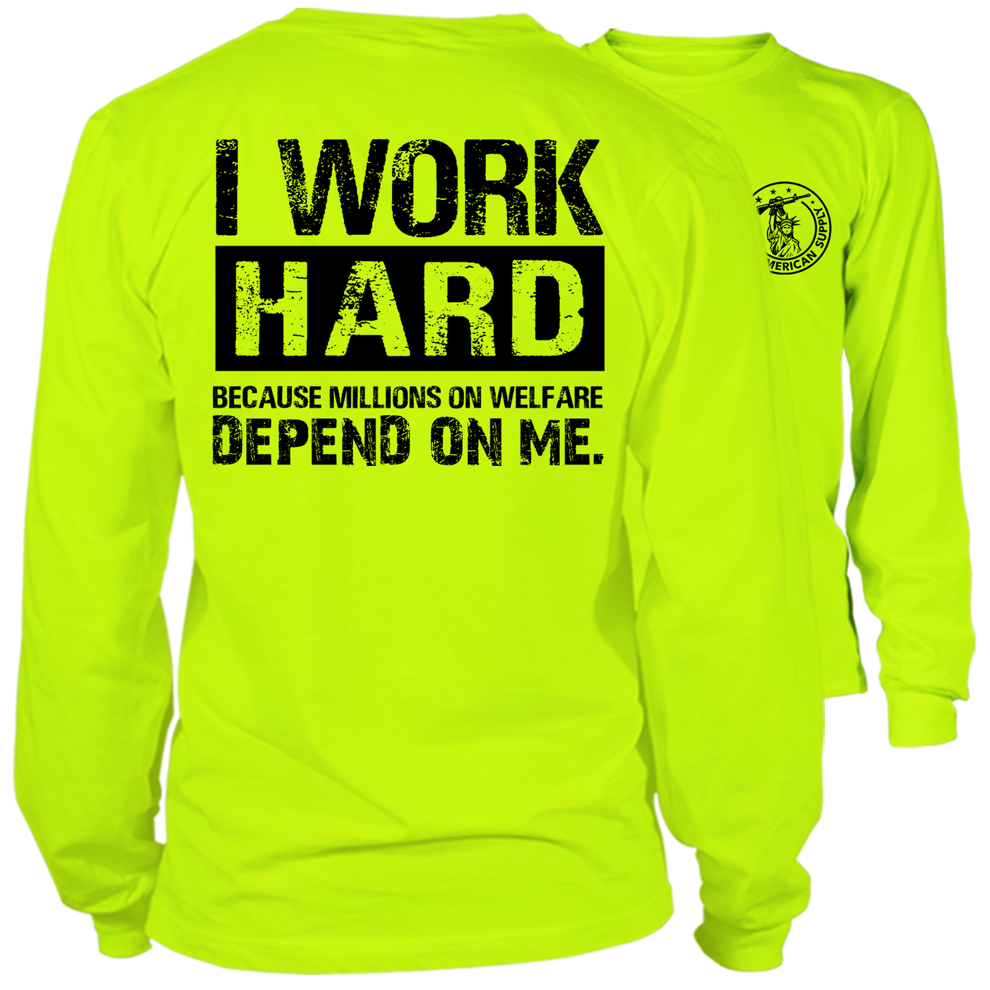 Welfare - Long Sleeve Hi-Vis T-Shirt
