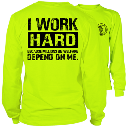 Welfare - Long Sleeve Hi-Vis T-Shirt