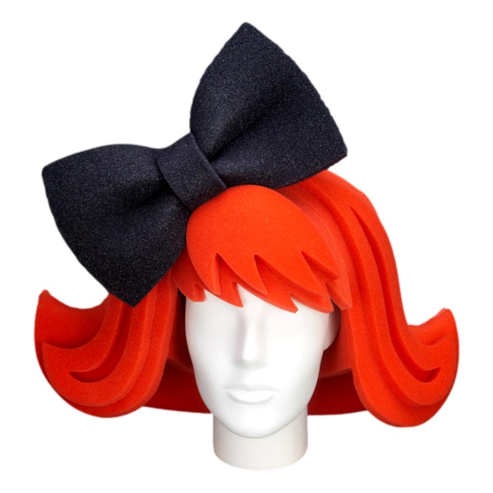 Wig with Large Bow