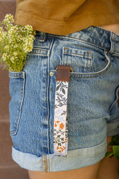 Wildflower Wristlet Keychain