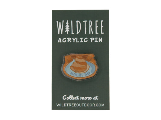 Horseshoe Bend Acrylic Pin