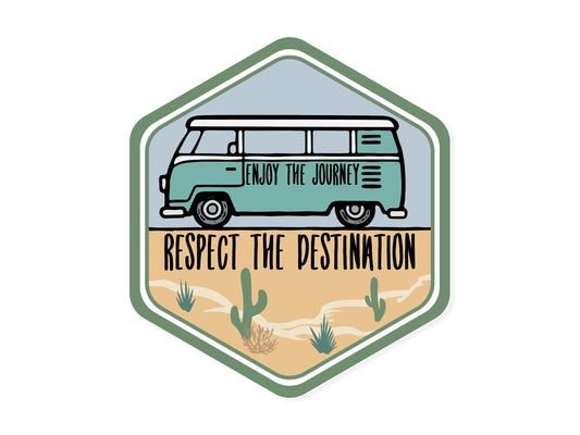 Bus Destination Sticker (Desert)