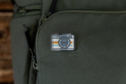 Retro Camera Acrylic Pin