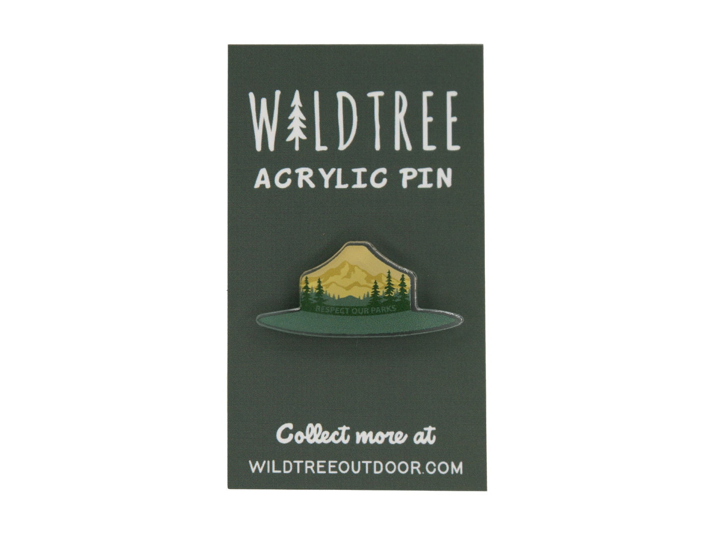 Park Ranger Hat Acrylic Pin