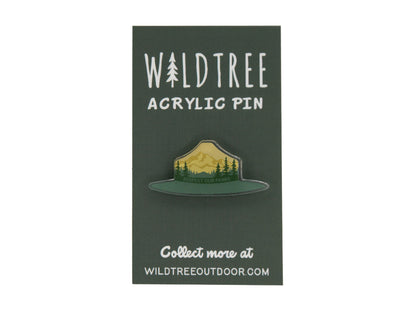 Park Ranger Hat Acrylic Pin