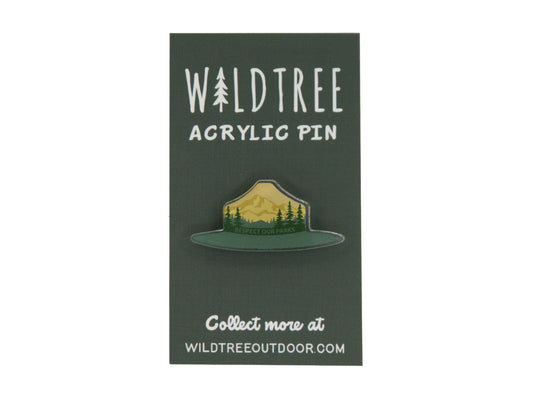 Park Ranger Hat Acrylic Pin
