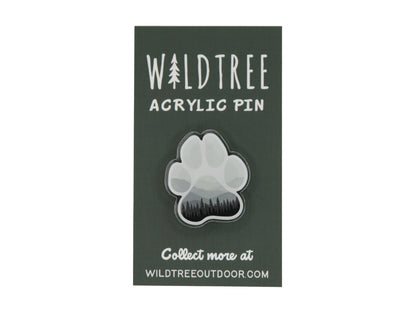 Adventure Paw Acrylic Pin