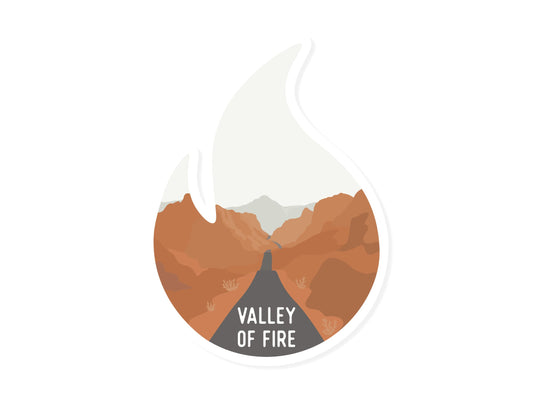 Valley of Fire Sticker