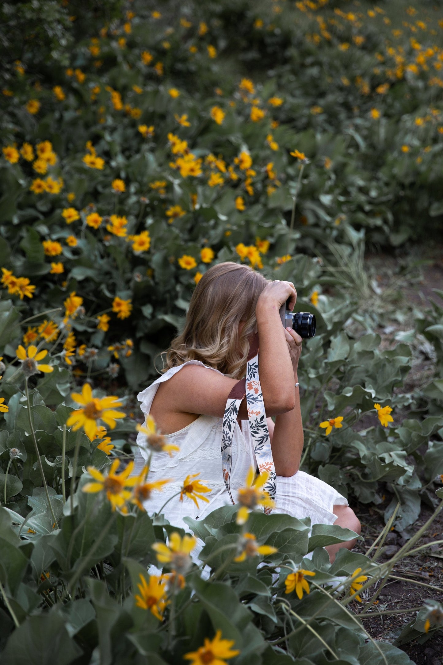 Wildflower Camera Strap