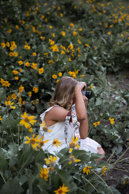 Wildflower Camera Strap