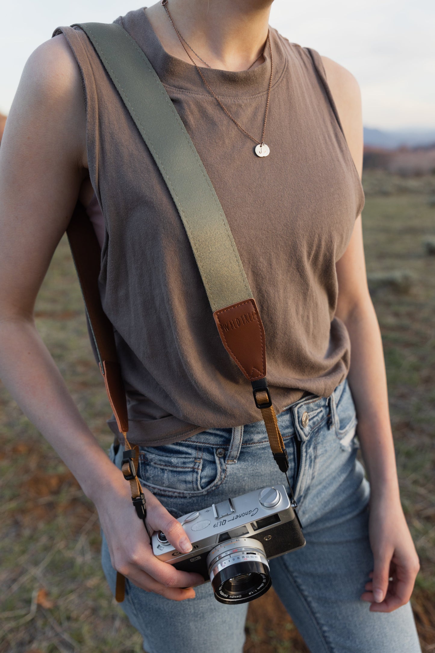 Solid-Colored Camera Straps