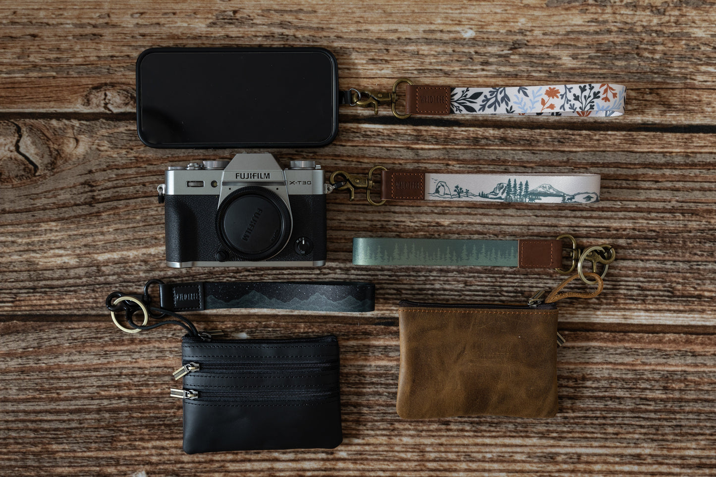 Wildflower Wristlet Keychain
