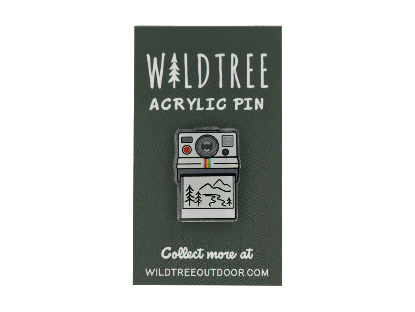 Outdoor Photographer Acrylic Pin