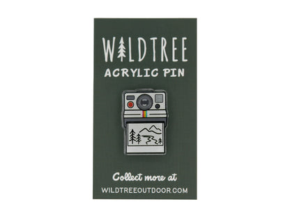 Outdoor Photographer Acrylic Pin