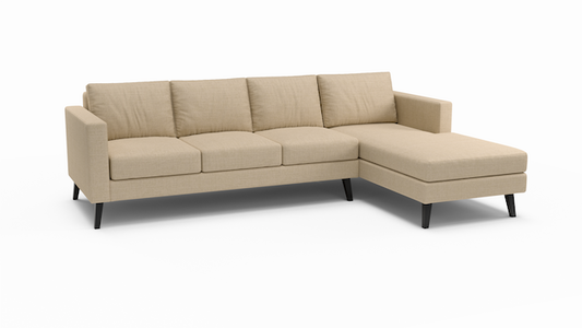 Wilfred | Sectional Right Arm Chaise | 115" x 80" | Latex | Eco-Friendly | STYLNN®️