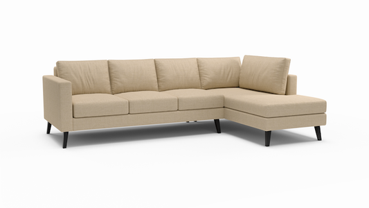 Wilfred | Sectional Right Sofa Bumper | 124" x 80" | Latex | Eco-Friendly | STYLNN®️
