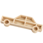 car shaped wood tray 15" x5.6x1.25 2 pack