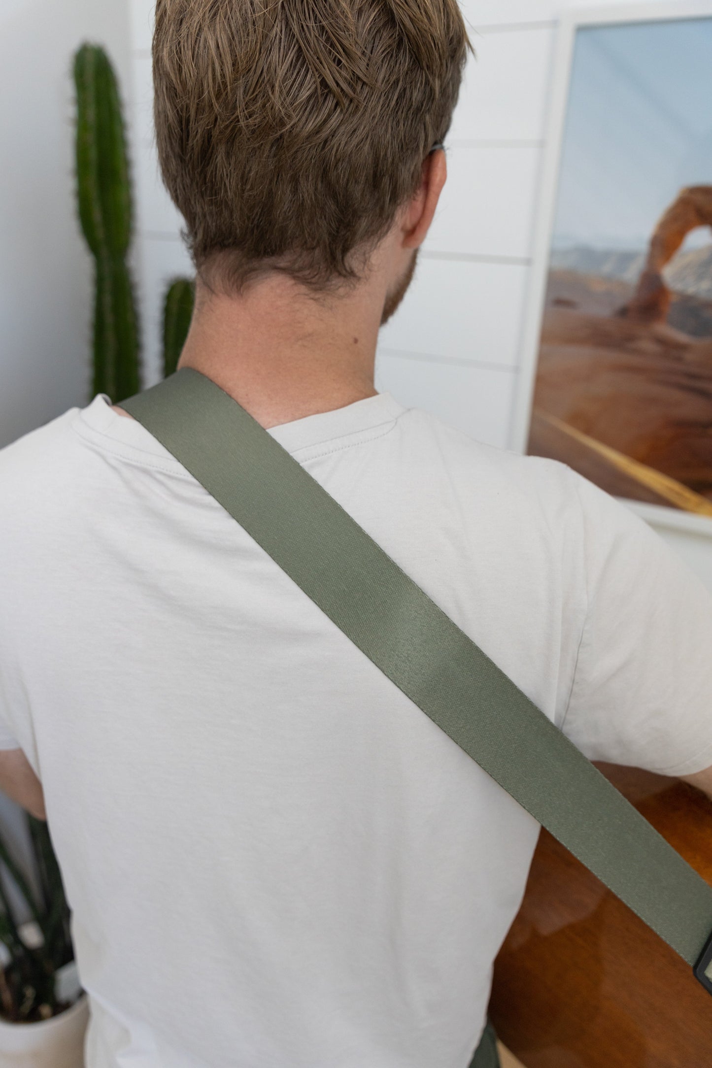 Woodland Green Guitar Strap