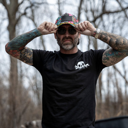 Nobody Is Coming To Save You Skull Patch Ripstop Snapback
