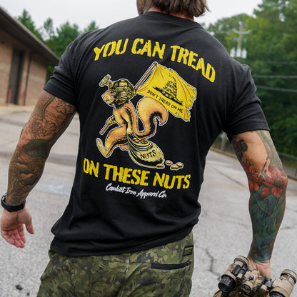 Tread On These Nuts Patriotic Men's T-Shirt