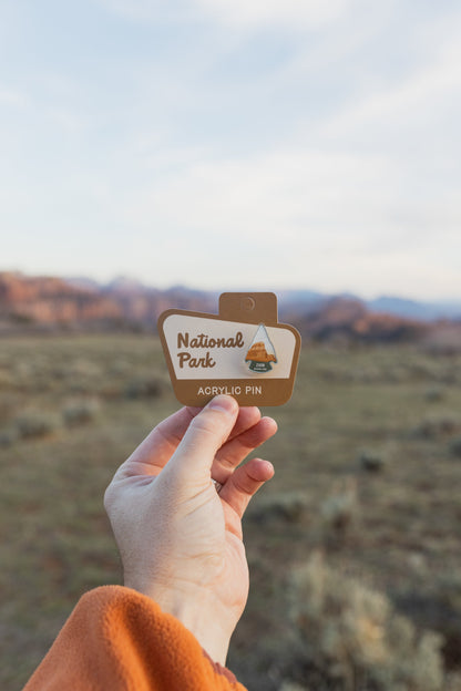 Zion National Park Acrylic Pin