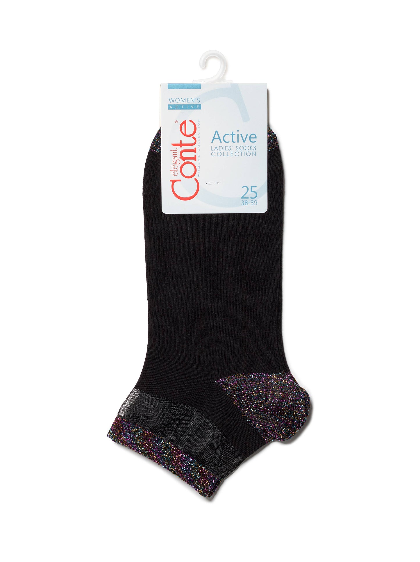 Cotton Ankle Socks Conte Active - 207 with Lurex